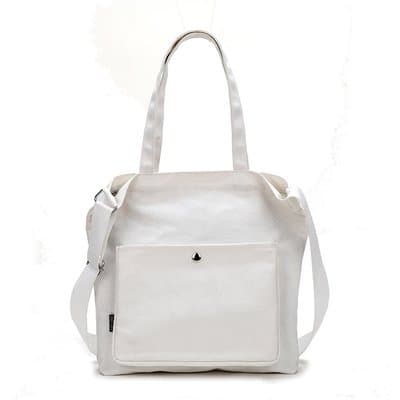キャンバストート シンプル2WAY便利バッグ
