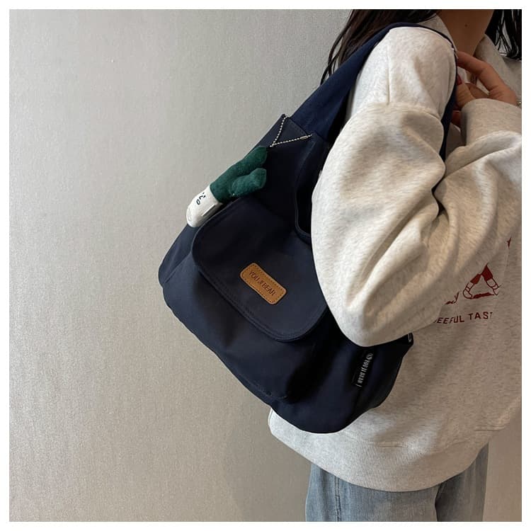 キャンバストート フロントポケット付きキャンバストートミニバッグ