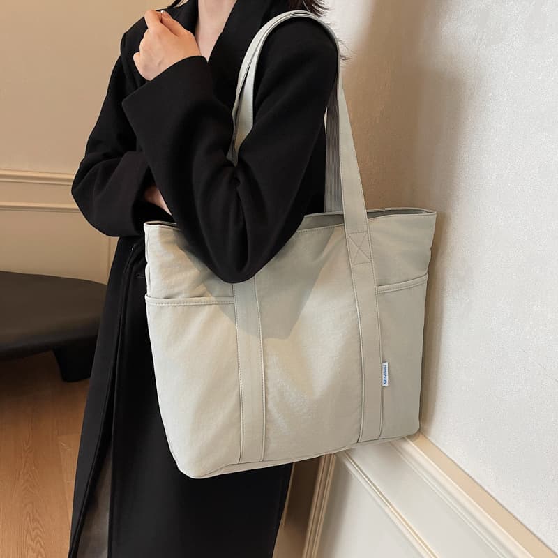 キャンバストート シンプル大容量キャンバストート