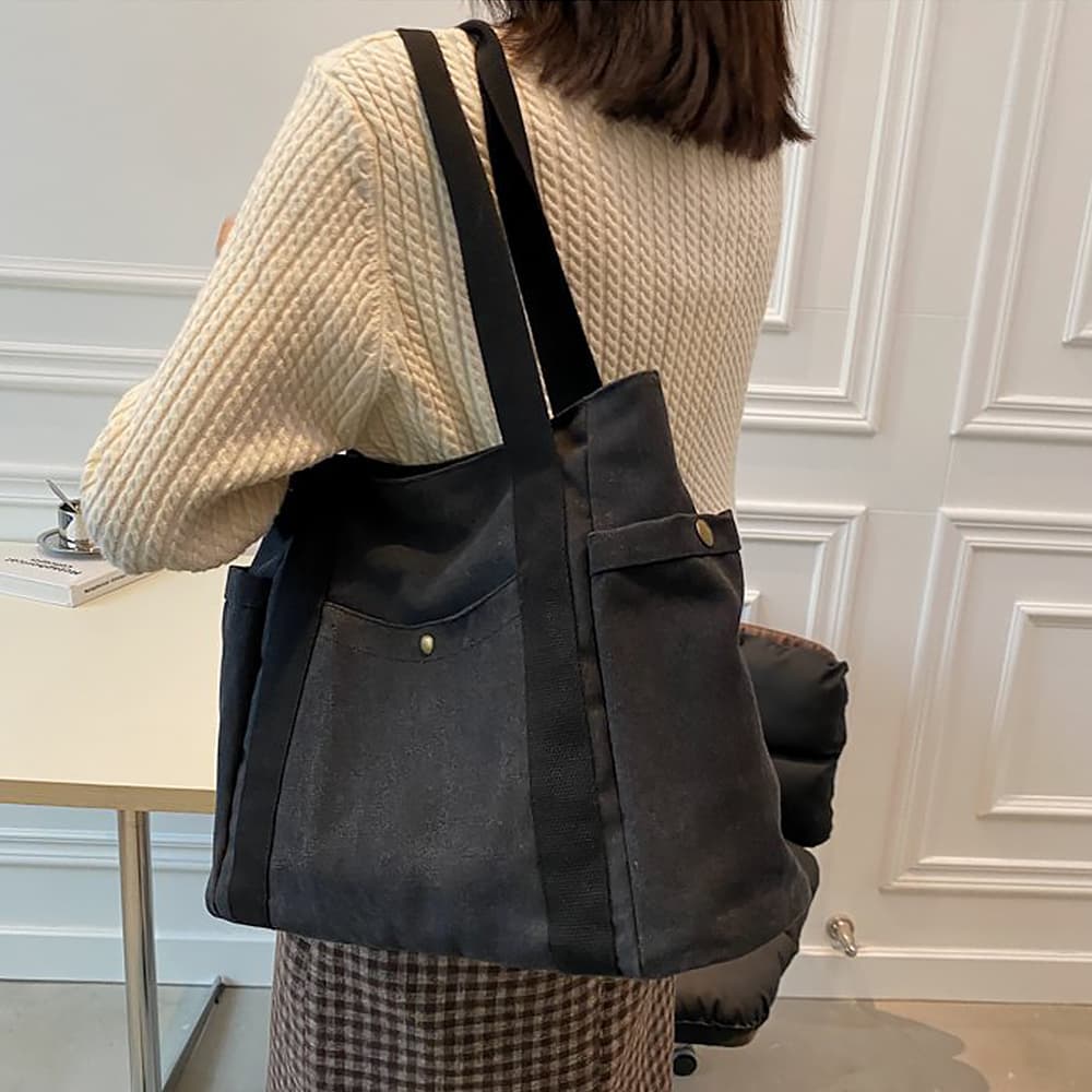 キャンバストート A4対応 キャンバス トートバッグ 大容量