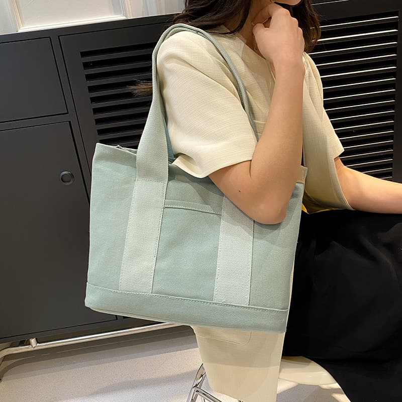 キャンバストート A4レディース帆布ショルダートートバッグ